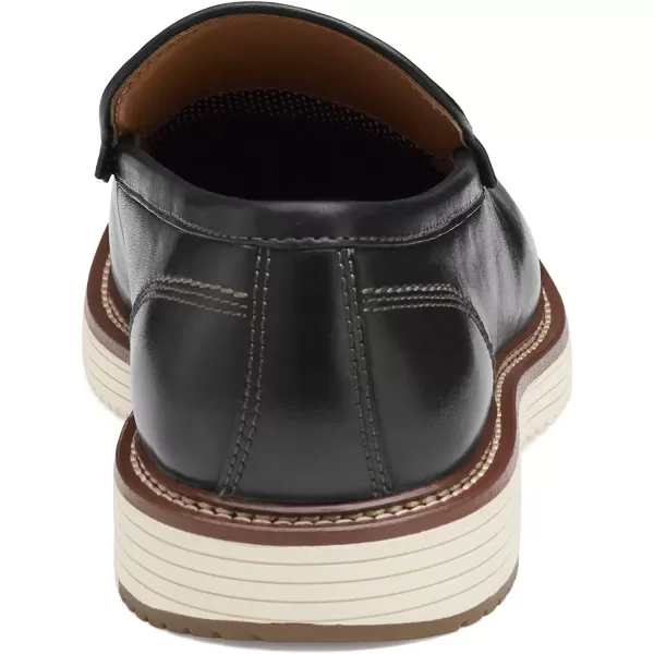 imageJohnston amp Murphy Mens Upton Venetian Shoe  Mens Walking Shoes Casual Shoes for Men Sneakers for Men Flexible Shoes for Men TRUFOAM Sole amp Cushioned InsoleBlack Full Grain