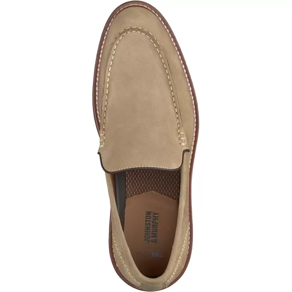 imageJohnston amp Murphy Mens Upton Venetian Shoe  Mens Walking Shoes Casual Shoes for Men Sneakers for Men Flexible Shoes for Men TRUFOAM Sole amp Cushioned InsoleSand Nubuck