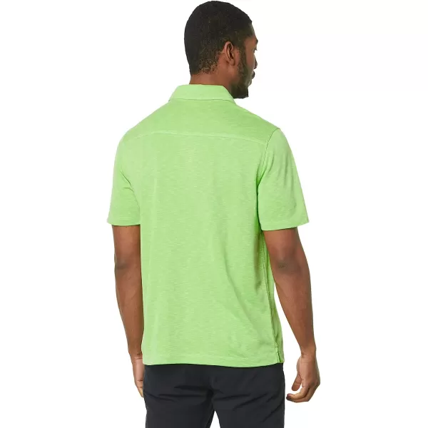 imageJohnston amp Murphy Mens Vintage Slub PoloLime