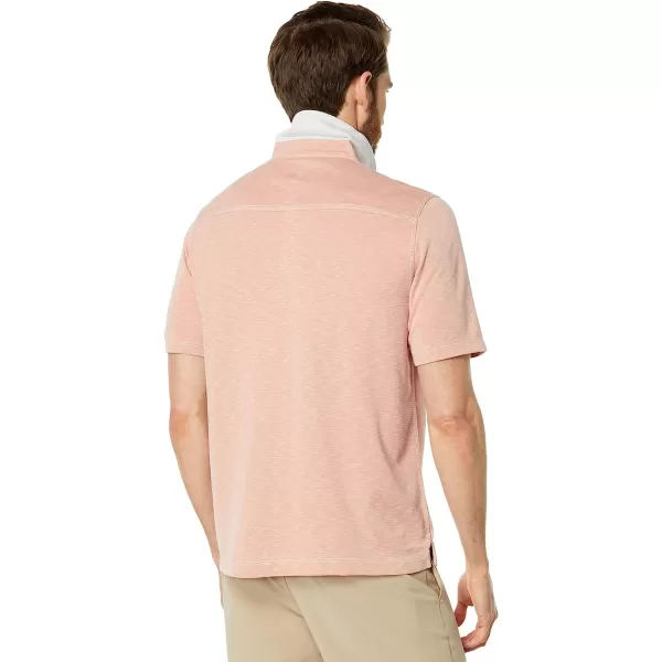 imageJohnston amp Murphy Mens Vintage Slub PoloPeach