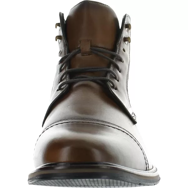 imageJohnston amp Murphy Mens XC Flex Raleigh Cap Toe Zip Boot  FullGrain Leather  Cushioned Footbed  LeatherRubber Sole  Easy Access Side Zip  Classic DesignTan Full Grain