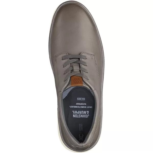 imageJohnston amp Murphy Mens XC4 Foust Plain ToeGray Full Grain