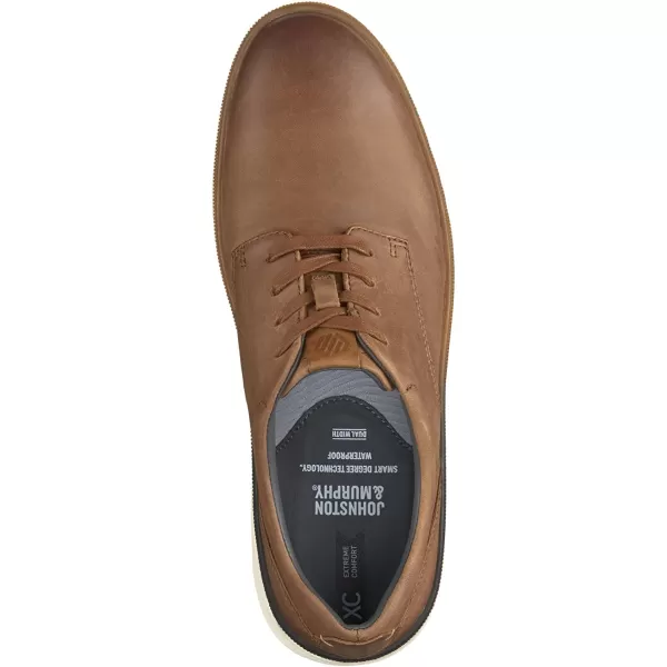 imageJohnston amp Murphy Mens XC4 Foust Plain ToeTan Oiled Full Grain