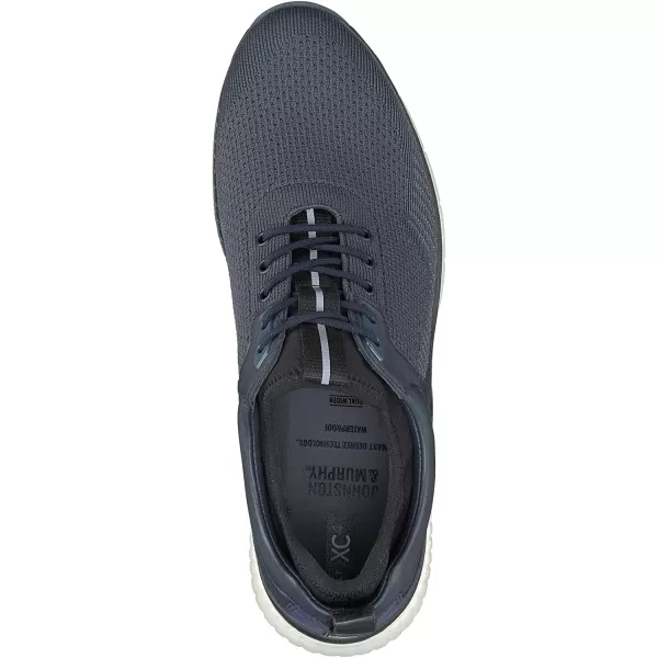 imageJohnston amp Murphy Mens XC4 H2 Sport Hybrid Knit Golf Shoe  Waterproof Leather  Lightweight  Memory Foam CushioningNavy KnitNavy Waterproof Leather