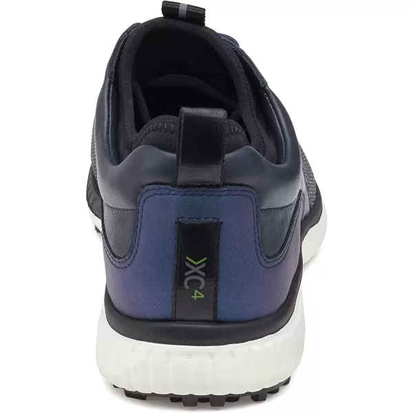 imageJohnston amp Murphy Mens XC4 H2 Sport Hybrid Knit Golf Shoe  Waterproof Leather  Lightweight  Memory Foam CushioningNavy KnitNavy Waterproof Leather