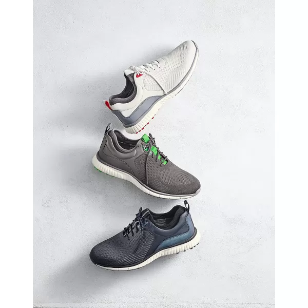 imageJohnston amp Murphy Mens XC4 H2 Sport Hybrid Knit Golf Shoe  Waterproof Leather  Lightweight  Memory Foam CushioningWhite KnitWhiteGray Waterproof Leather