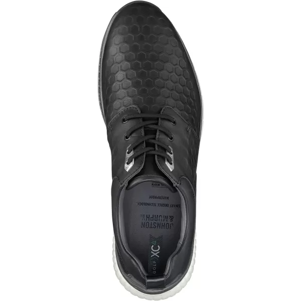 imageJohnston amp Murphy Mens XC4 H2Luxe Hybrid Saddle Golf Shoe  Waterproof Leather nbspLightweight  Full EVA Midsole CushionBlack Waterproof Full Grain