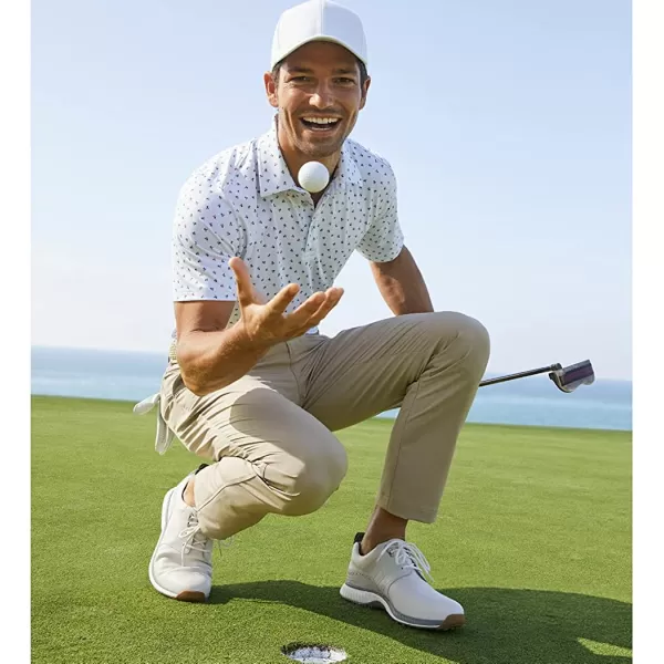 imageJohnston amp Murphy Mens XC4 H2Luxe Hybrid Saddle Golf Shoe  Waterproof Leather nbspLightweight  Full EVA Midsole CushionTanMahogany Croc Print