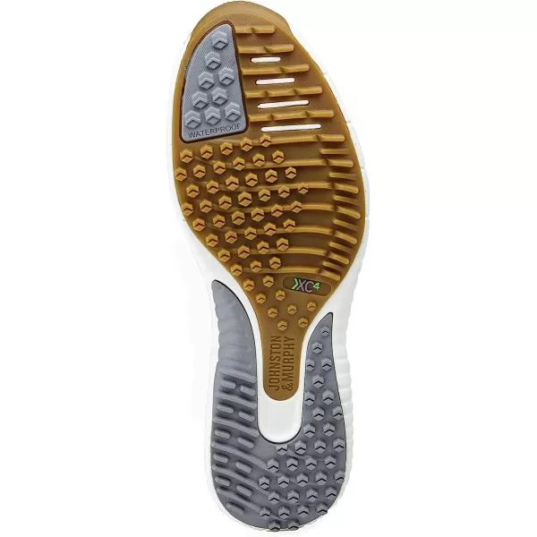 imageJohnston amp Murphy Mens XC4 H2Luxe Hybrid Saddle Golf Shoe  Waterproof Leather nbspLightweight  Full EVA Midsole CushionWhiteWhite Croc Print