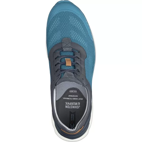 imageJohnston amp Murphy Mens XC4 TR2Sport Hybrid Shoe  Waterproof Construction  Memory Foam CushioningBlue MeshNavy Full Grain