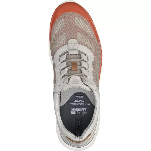 imageJohnston amp Murphy Mens XC4 TR2Sport Hybrid Shoe  Waterproof Construction  Memory Foam CushioningGray MeshFull Grain