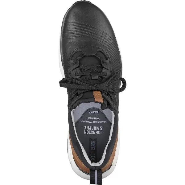 imageJohnston amp Murphy MensnbspXC4nbspTR1 Luxe Hybrid Shoes  Waterproof Construction  Lightweight amp Breathable  Moisture Wicking Lining Removable DualWidth FootbedBlack Waterproof Full Grain