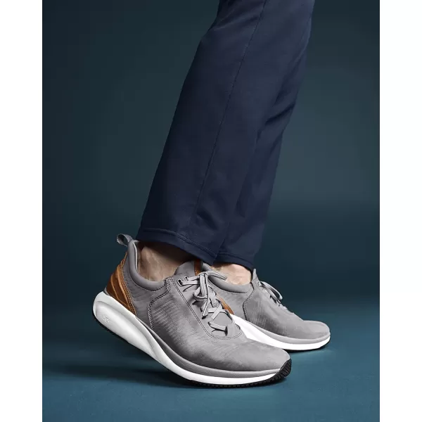 imageJohnston amp Murphy MensnbspXC4nbspTR1 Luxe Hybrid Shoes  Waterproof Construction  Lightweight amp Breathable  Moisture Wicking Lining Removable DualWidth FootbedLight Gray Waterproof Nubuck