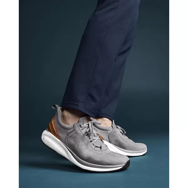 imageJohnston amp Murphy MensnbspXC4nbspTR1 Luxe Hybrid Shoes  Waterproof Construction  Lightweight amp Breathable  Moisture Wicking Lining Removable DualWidth FootbedLight Gray Waterproof Nubuck