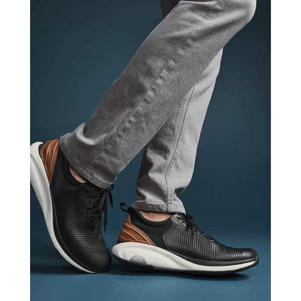 imageJohnston amp Murphy MensnbspXC4nbspTR1 Luxe Hybrid Shoes  Waterproof Construction  Lightweight amp Breathable  Moisture Wicking Lining Removable DualWidth FootbedBlack Waterproof Full Grain