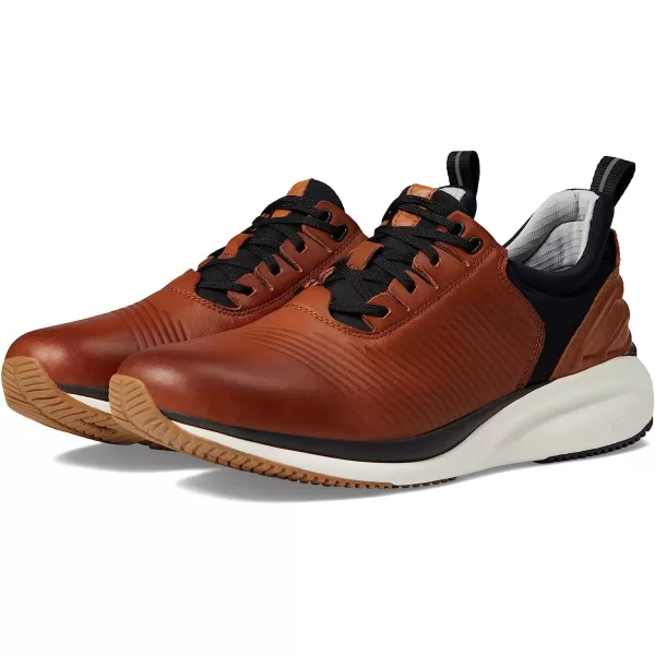 imageJohnston amp Murphy MensnbspXC4nbspTR1 Luxe Hybrid Shoes  Waterproof Construction  Lightweight amp Breathable  Moisture Wicking Lining Removable DualWidth FootbedTan Full Grain