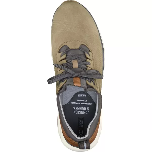 imageJohnston amp Murphy MensnbspXC4nbspTR1 Luxe Hybrid Shoes  Waterproof Construction  Lightweight amp Breathable  Moisture Wicking Lining Removable DualWidth FootbedBeige Waterproof Nubuck