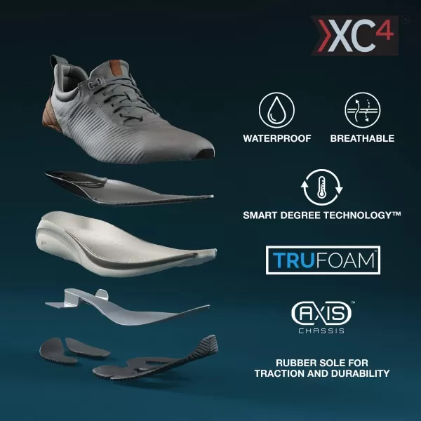 imageJohnston amp Murphy MensnbspXC4nbspTR1 Luxe Hybrid Shoes  Waterproof Construction  Lightweight amp Breathable  Moisture Wicking Lining Removable DualWidth FootbedBlack Waterproof Full Grain