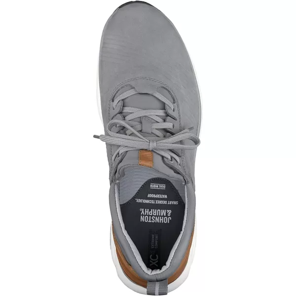 imageJohnston amp Murphy MensnbspXC4nbspTR1 Luxe Hybrid Shoes  Waterproof Construction  Lightweight amp Breathable  Moisture Wicking Lining Removable DualWidth FootbedLight Gray Waterproof Nubuck