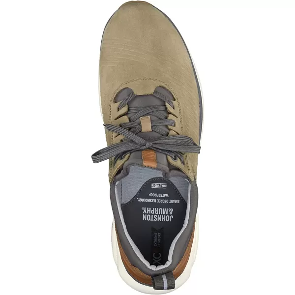 imageJohnston amp Murphy MensnbspXC4nbspTR1 Luxe Hybrid Shoes  Waterproof Construction  Lightweight amp Breathable  Moisture Wicking Lining Removable DualWidth FootbedBeige Waterproof Nubuck