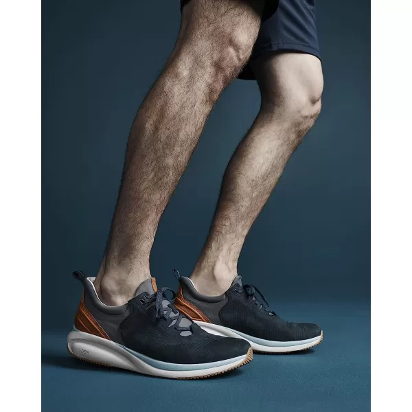 imageJohnston amp Murphy MensnbspXC4nbspTR1 Luxe Hybrid Shoes  Waterproof Construction  Lightweight amp Breathable  Moisture Wicking Lining Removable DualWidth FootbedNavy Waterproof Nubuck