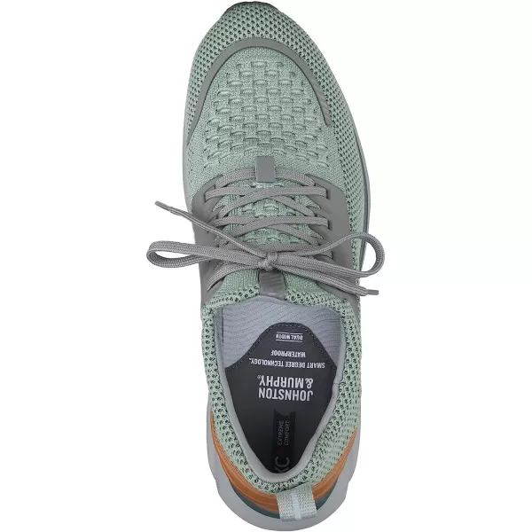 imageJohnston amp Murphy MensnbspXC4nbspTR1 Sport Hybrid Shoes  Waterproof Construction  Lightweight amp Breathable  Moisture Wicking Lining Removable DualWidth FootbedSage Waterproof KnitFull Grain