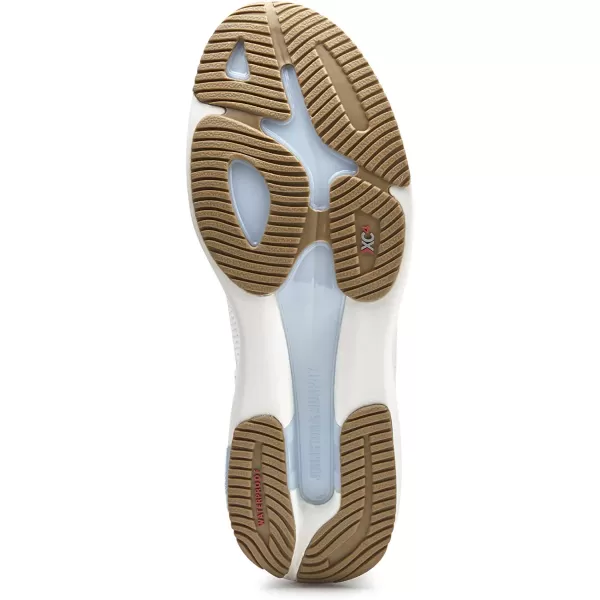 imageJohnston amp Murphy MensnbspXC4nbspTR1 Sport Hybrid Shoes  Waterproof Construction  Lightweight amp Breathable  Moisture Wicking Lining Removable DualWidth FootbedWhite Recycled KnitFull Grain