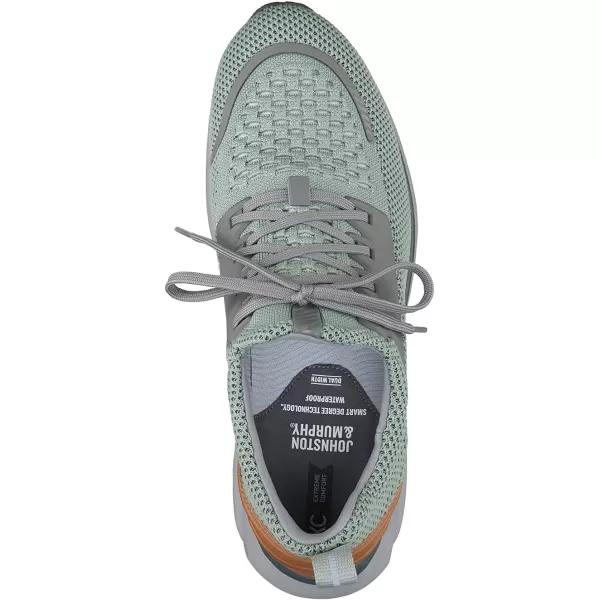 imageJohnston amp Murphy MensnbspXC4nbspTR1 Sport Hybrid Shoes  Waterproof Construction  Lightweight amp Breathable  Moisture Wicking Lining Removable DualWidth FootbedSage Waterproof KnitFull Grain
