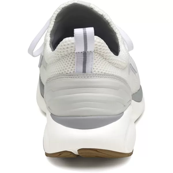 imageJohnston amp Murphy MensnbspXC4nbspTR1 Sport Hybrid Shoes  Waterproof Construction  Lightweight amp Breathable  Moisture Wicking Lining Removable DualWidth FootbedWhite Recycled KnitFull Grain