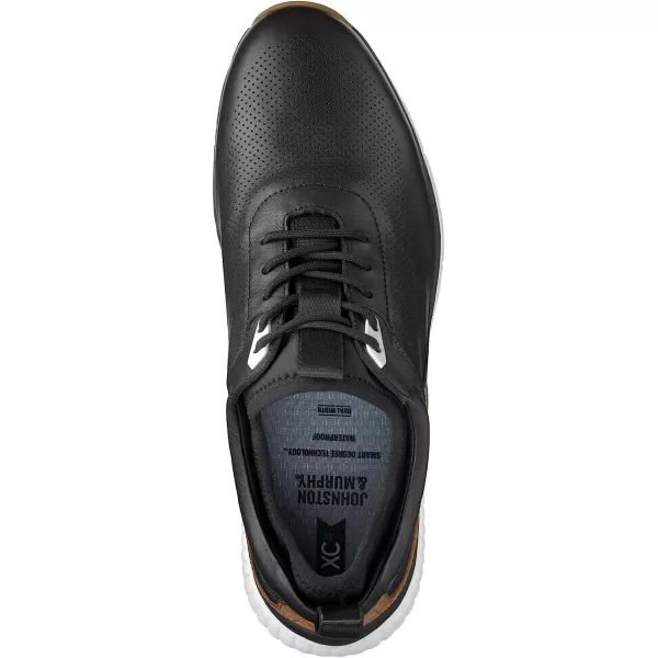 imageJohnston amp MurphynbspMensnbspXC4 H1Luxe HybridnbspGolf ShoesnbspnbspWaterproof Leathernbsp Lightweight nbspnbspMemoryFoamnbspCushioningBlack Waterproof Full Grain