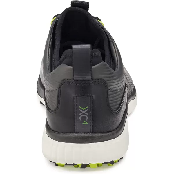 imageJohnston amp MurphynbspMensnbspXC4 H1Luxe HybridnbspGolf ShoesnbspnbspWaterproof Leathernbsp Lightweight nbspnbspMemoryFoamnbspCushioningBlackDark Gray Full Grain