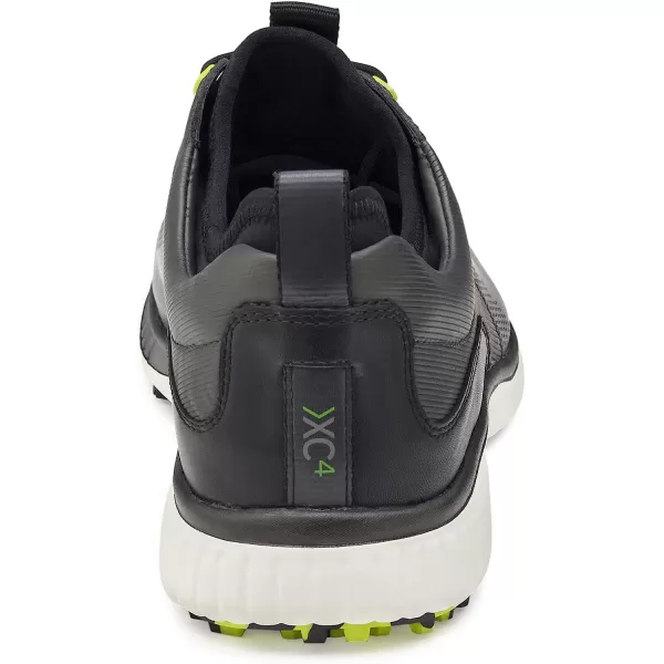 imageJohnston amp MurphynbspMensnbspXC4 H1Luxe HybridnbspGolf ShoesnbspnbspWaterproof Leathernbsp Lightweight nbspnbspMemoryFoamnbspCushioningBlackDark Gray Full Grain