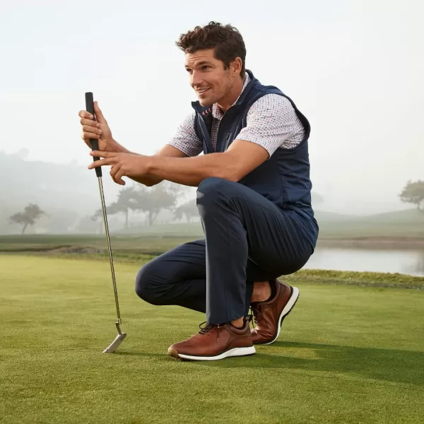 imageJohnston amp MurphynbspMensnbspXC4 H1Luxe HybridnbspGolf ShoesnbspnbspWaterproof Leathernbsp Lightweight nbspnbspMemoryFoamnbspCushioningTan Waterproof Full Grain