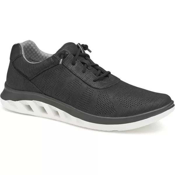 imageJohnston amp Murphy Mens Activate Plain Toe Shoe  Breathable Construction  Ventilated EVA SoleBlack Breathable Full Grain