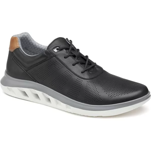 imageJohnston amp Murphy Mens Activate Plain Toe Shoe  Breathable Construction  Ventilated EVA SoleBlack Full Grain