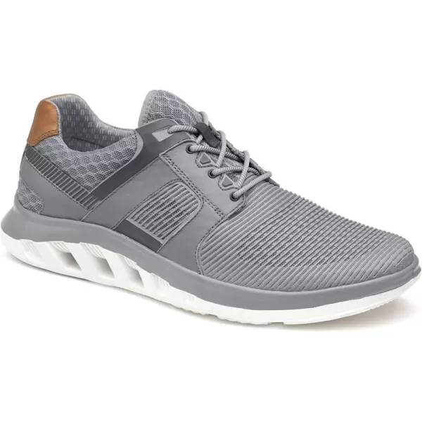imageJohnston amp Murphy Mens Activate Plain Toe Shoe  Breathable Construction  Ventilated EVA SoleGray MeshFull Grain