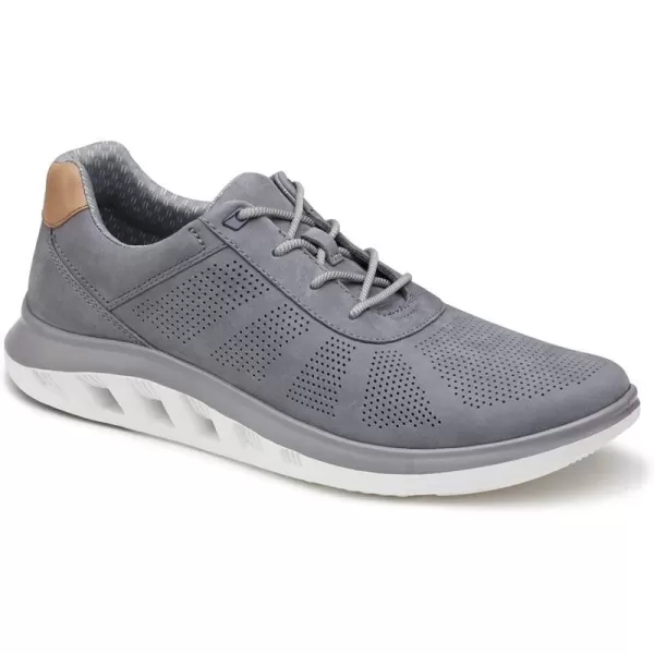 imageJohnston amp Murphy Mens Activate Plain Toe Shoe  Breathable Construction  Ventilated EVA SoleGray Nubuck