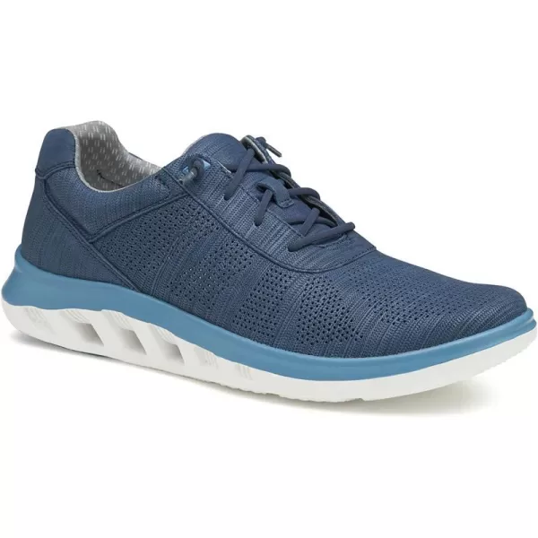 imageJohnston amp Murphy Mens Activate Plain Toe Shoe  Breathable Construction  Ventilated EVA SoleNavy Breathable Full Grain