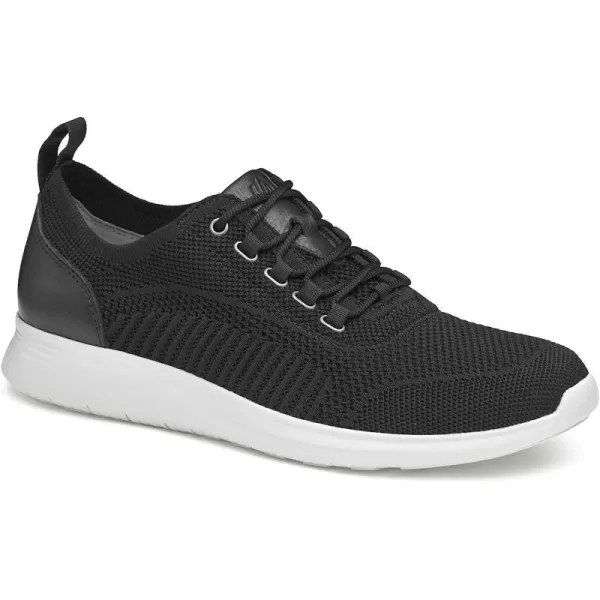 imageJohnston amp Murphy Mens Amherst UThroat Shoe nbspEVAnbspSolenbsp DualDensity Footbed Cushion nbspBreathable Casual ShoesBlack Knit With Black Trim