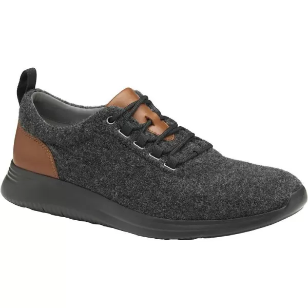 imageJohnston amp Murphy Mens Amherst UThroat Shoe nbspEVAnbspSolenbsp DualDensity Footbed Cushion nbspBreathable Casual ShoesDark Gray Wool
