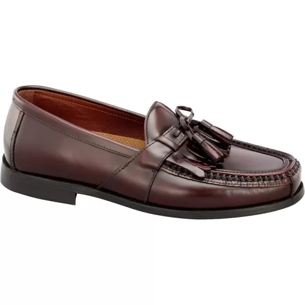 imageJohnston amp Murphy Mens Aragon Kiltie Tassel Casual Dress ShoeClassic DesignLeather Textile LiningLeather Sole with Rubber HeelBurgundy Brushed Calf