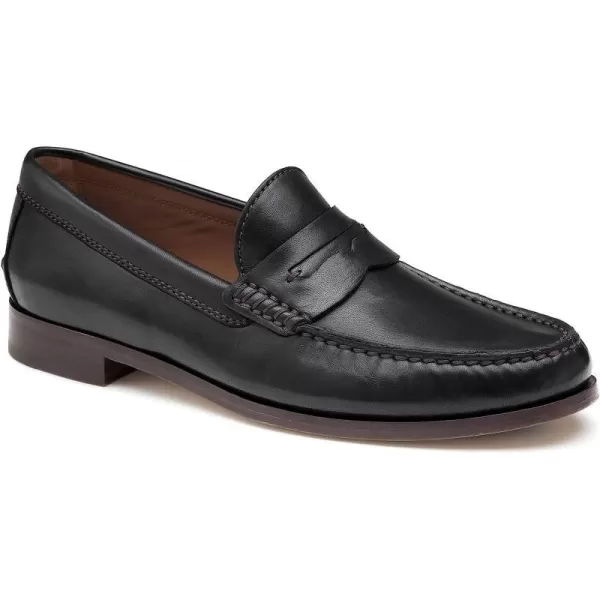 imageJohnston amp Murphy Mens Baldwin Penny Shoes  Mens Dress Shoes Leather Moccasin Shoes Dress Shoes for Men Durable Rubber Sole amp Cushioned Footbed Mens Penny LoafersBlack Sheepskin
