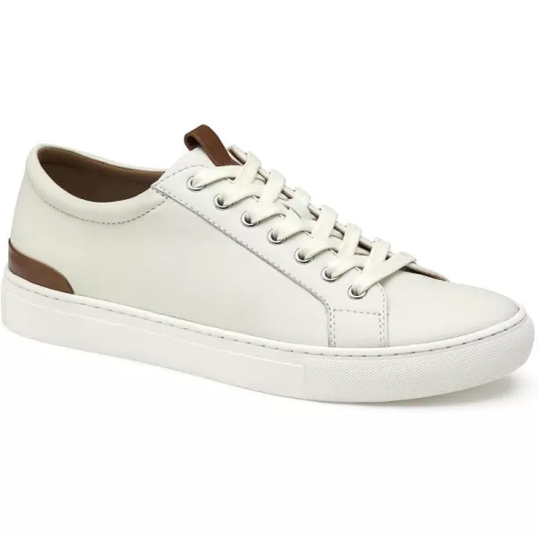imageJohnston amp Murphy Mens Banks LacetoToe Shoe  Retro Style Sheepskin Lining nbspVachettanbspLeather Trim nbspTRUFOAMnbspFootbed  Rubber Cup SoleWhite Sheepskin