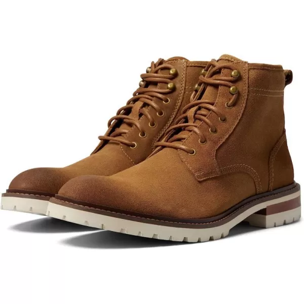 imageJohnston amp Murphy Mens Barrett Plain Toe Boot  FullGrain Leather or Suede  Advanced Cushioning  Tonal amp Heathered Laces  Superior ComfortTaupe Suede
