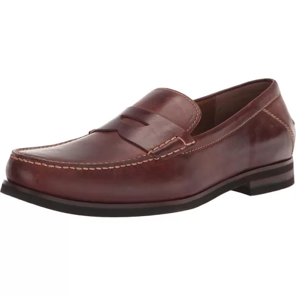imageJohnston amp Murphy Mens Bolton Penny Loafers  Mens Dress Shoes Leather Moccasin Shoes Dress Shoes for Men Cushioned TRUFOAM Sole Mens Penny Loafers Business Casual ShoesMahogany Full Grain
