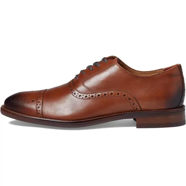 imageJohnston amp Murphy Mens Conard 20 Cap ToeTan Full Grain
