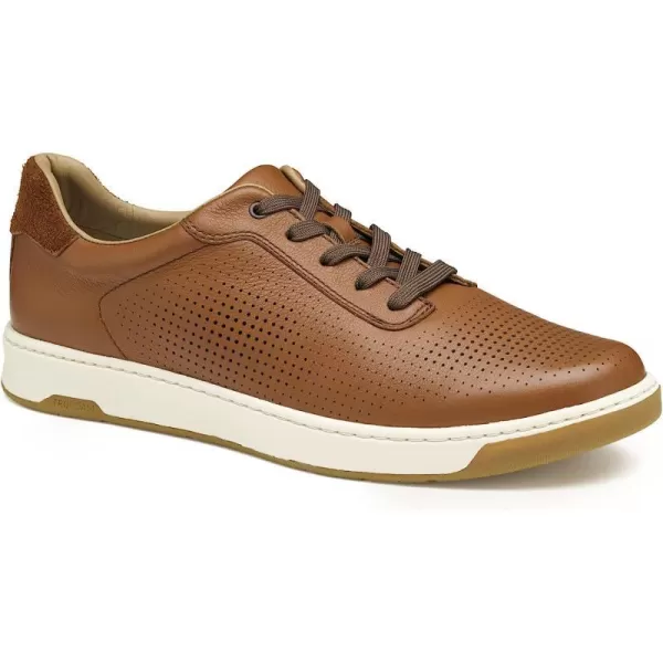 imageJohnston amp Murphy Mens Daxton UThroat Shoes  Mens Walking Shoes Casual Shoes for Men Sneakers for Men Casual Sneakers TRUFOAM Cushioned Footbed amp Rubber SoleTan Full Grain