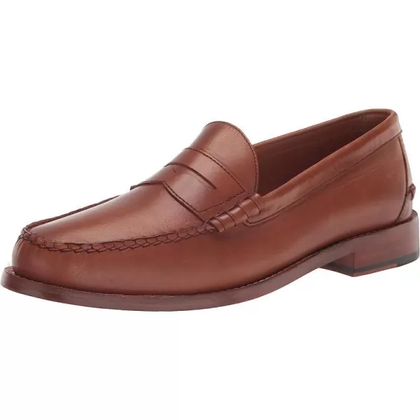 imageJohnston amp Murphy Mens Halstead Penny Loafers  Mens Dress Shoes Leather Moccasin Shoes Dress Shoes for Men Cushioned Footbed amp Leather Sole Mens Penny Loafers Business Casual ShoesTan Full Grain