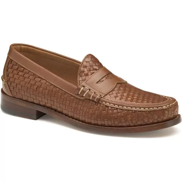 imageJohnston amp Murphy Mens Halstead Woven PennyTan Full Grain