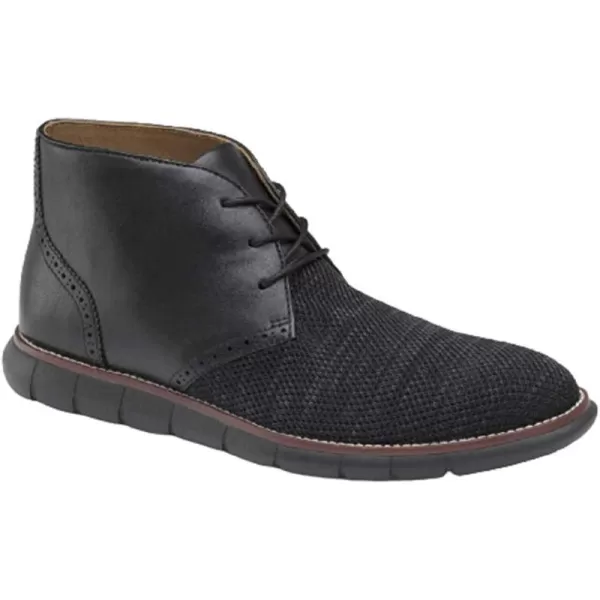imageJohnston amp Murphy Mens Holden Chukka BootBlack KnitFull Grain
